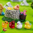 122 Pcs Mini Ducks Resin colorful Multiple Styles Tiny Animals little Small C   