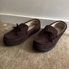 Isotoner Men s Moccasin Slipper Brown Size 9 5-10 5 New No Box