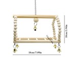 7 Packs Bird Parrot Swing Chewing Toys-hanging Bell Bird Cage Toys Suitable F   