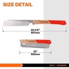 Jorgensen Japanese Pull Saw 9 5-infolding Dovetail Saw Steel Blade Quick Change