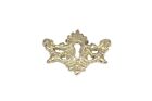 2  Keyhole Cover Plate Escutcheon Furniture Key Hole Cover Brass Lock Plate