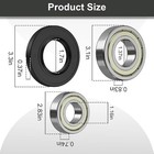 Washer Seal Bearing Kit For Samsung Wf45n5300aw Wf45k6500aw Wf45k6500av Etc