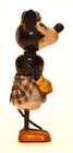 Vintage 1920s Or 30 s Wooden Minnie Mouse Doll Complete With Skirt And Tail