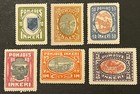 Travelstamps  1920 North Ingermanland Stamps Scott  8-13 - Short Set Mnh Og