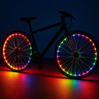 Bike Wheel Lights 2-pack     Led Bicycle Wheel Lights With Remote Control  17 Colo