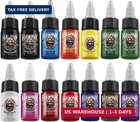 Tattoo Ink Set 1 2 Oz  15ml  Tattoo Supply 14 Colors Pigment Kit Ink Usa Ti203-1