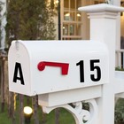 15 Sheets Large Self Adhesive Vinyl Letters Numbers Kit  4 Inch 4 Inch  Black