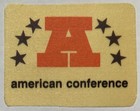 1972 Fleer Nfl Afc Cloth Logo Vintage Rare Football Sticker Decal Helmet Afl Old