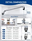 14  Stainless Steel Swivel Spout Replacement - Commercial Kitchen Faucet Part