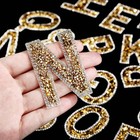 37 Pieces Rhinestone Letter Stickers Large Glitter Alphabet Crystal Number Se   