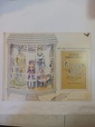 Vintage Old Fashioned Cut Out  Paper Dolls Book