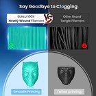 Sunlu 1kg Cyan Pla  3d Printer Filament 1 75mm Pla Plus For Fdm 3d Printers