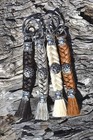 Beautiful 100  Braided Horse Hair Key Ring Chain  With Concho     Great Gift    