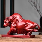 Natural Rosewood Carved Bull Statue Decor Sculpture Art Figurine Carving