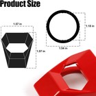 Universal Engine Start Stop Button Cover  Car Power Control Zinc Alloy Trim 