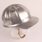 Vintage Superlite By Fibre Metal Aluminum 8 Rivet Hard Hat W liner Usa  Read