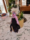 Vtg Disney Store The Little Mermaid Villain Ursula 5 5  Bean Bag Plush With Tag