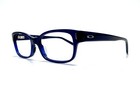 Oakley Blue Black Clear Rectangular Glasses Impulsive 0x1129-0452 52 17 140