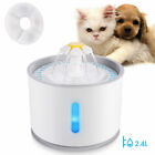 2 4l Led Automatic Pet Water Fountain Dog Cat Auto Drinking Bowl Dispenser