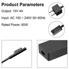 65w Power Adapter Charger For Microsoft Surface Pro 7 6 5 4 3 X Surface Go Book