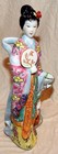 Antique Chinese Porcelain Geisha Famille Rose Vase