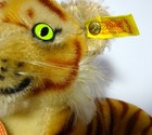 Steiff Bengal Tiger 1983 Collector   s Edition Toy Mohair Western Germany All Tags