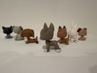 Littlest Pet Shop Lps Dog Lot G2 Dachshund Grt Dane Husky Rabbit Fox Pink Magnet