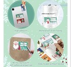 500 Pcs Christmas Gift Tags  Christmas Name Tags Stickers  Self-adhesive Labe   
