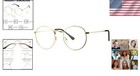 Stylish Lightweight Round Glasses With Clear Lenses - Perfect Fashion Accessory