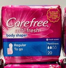 Carefree Acti-fresh Body Shape Fresh Scent Pantiliners 120 Total Count 