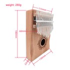 Kalimba Finger Piano 17 Keys With Tuning Hammer And Instructions Adults Beginner