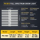 800w10bar W samsung561c Led Grow Light Full Spectrum For Indoor Plants Veg Bloom