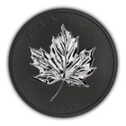 2025 Canada  20 Elegant Maple 1 Oz  9999 Silver Bu Coin Ogp With Black Rhodium
