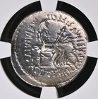 Roman Republic Praetor Memmius Ceres Grain Serpent Snake Ngc Au Ancient Coin 62