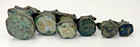 Vtg Antique Bronze Burmese Hintha Bird Duck Opium Weights 6 Pc 250g-35g