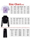 3pcs Kids Demon Hunters Fleece Costume Set With Hoodie Jacket t Shirt pants