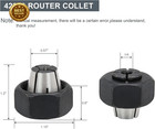 42999 1 4-inch Router Collet Fits For Porter Cable Models delta  B d