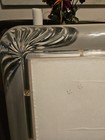 Vtg Micasa Glass Picture Frame  12x14  Frosted Wedding Baby Children