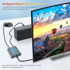 Analog To Digital Converter 96khz 3 5mm Jack Aux To Optical Audio Adapter Alu   