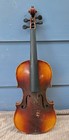 Antique Ernst Kreusler Amati Copy 4 4 Violin W  Case   Bow - For Repair