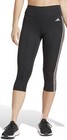 Women Training Adidas High-rise 3-stripes 3 4 Aeroready Tights Small New  40 Tag