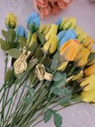 Lot Vtg Silk Flowers New Old Stock Crafting Deadstock Nos 