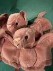Pair 2 Beanie Baby Batty 1996 New Nice  Stock Up On Bats     