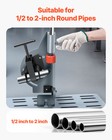 Vevor Pipe Tubing Notcher For 1 2 To 2-inch Pipes With 0 - 60   Adjustable Angle
