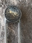 Dime Coin Safety Pin Key Chain  Native American Made