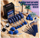 18 Pcs Makeup Brushes Set With 7 Sponges For Travel   Daily Use