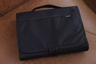 Tri-fold Bible Cover  Bible Study Organizer  Secure Closure  Nylon  Black  Xxl