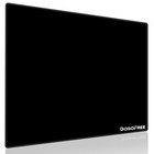 Large Black Glass Gaming Mousepad - Ultra Smooth Hard Surface For Precision Cont