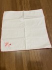 Vintage Pink Cloth Embroidered Napkins 1960   s Floral