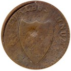 1788 M 50-f R-4  Anacs F 12 New Jersey Colonial Copper Coin